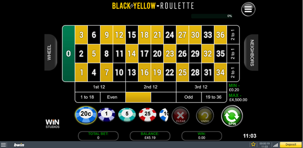 How many black numbers in roulette terms