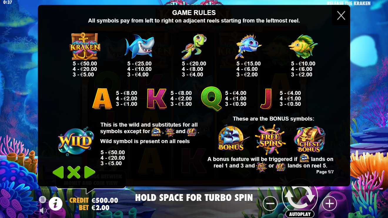 Release kraken slots free Release kraken slots free